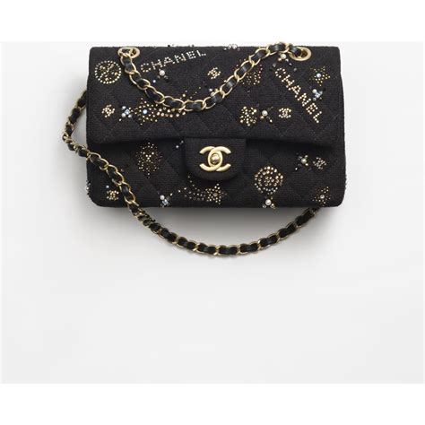 chanel a01112y01864c3906|Small classic handbag, Grained calfskin & gold.